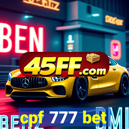 cpf 777 bet